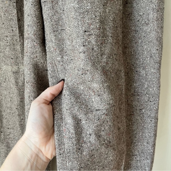 Vintage 90s Nippon Studio Brown Speckled Wool Blend Trousers 10 - Picture 3 of 5